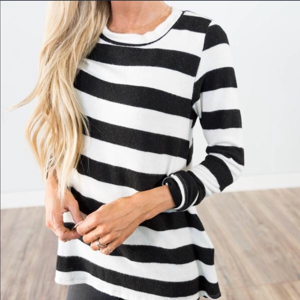 Soft striped top